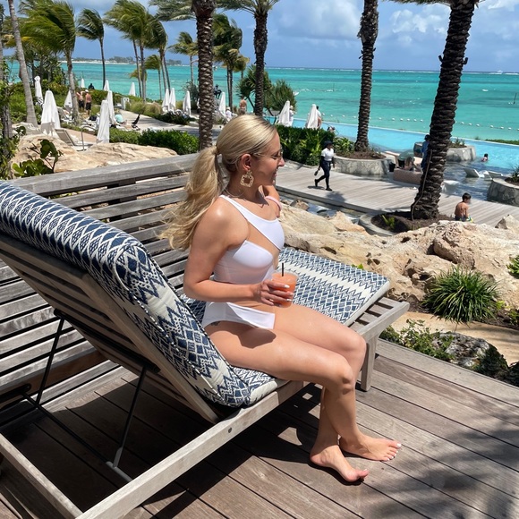 Norma Kamali Mesh Insert One Piece Swim - Picture 6 of 7